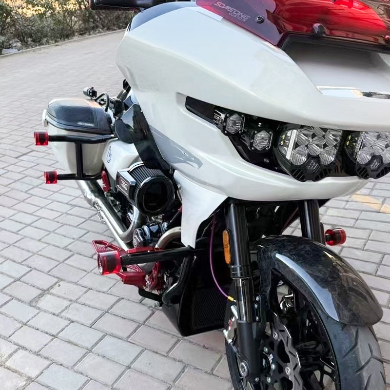 PB Style Crash Bar Slider/End Caps for Street Glide Road Glide & 121Touring Rollers Motorcycle Accessories Upgrade Kit
