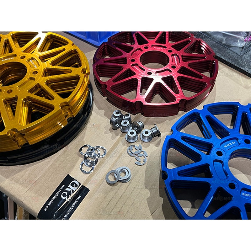 PB Style 5-Bolt Performance 13 Inch Front Brake Rotor for HD Touring and Softail Motorcycle Brake Systems