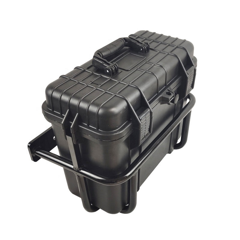 Black Hard Side SaddleBag for HD FL/FX Softail Motorcycles Waterproof DS Club Style Tail Backpack Made of Nylon