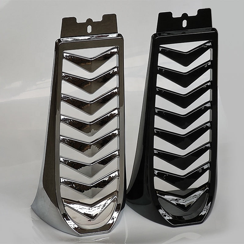 Black Precision Spoiler Frame Cover Kit for Harley Softail Fairing Radiator Shroud Heat Sink Cover Cooling System Guard
