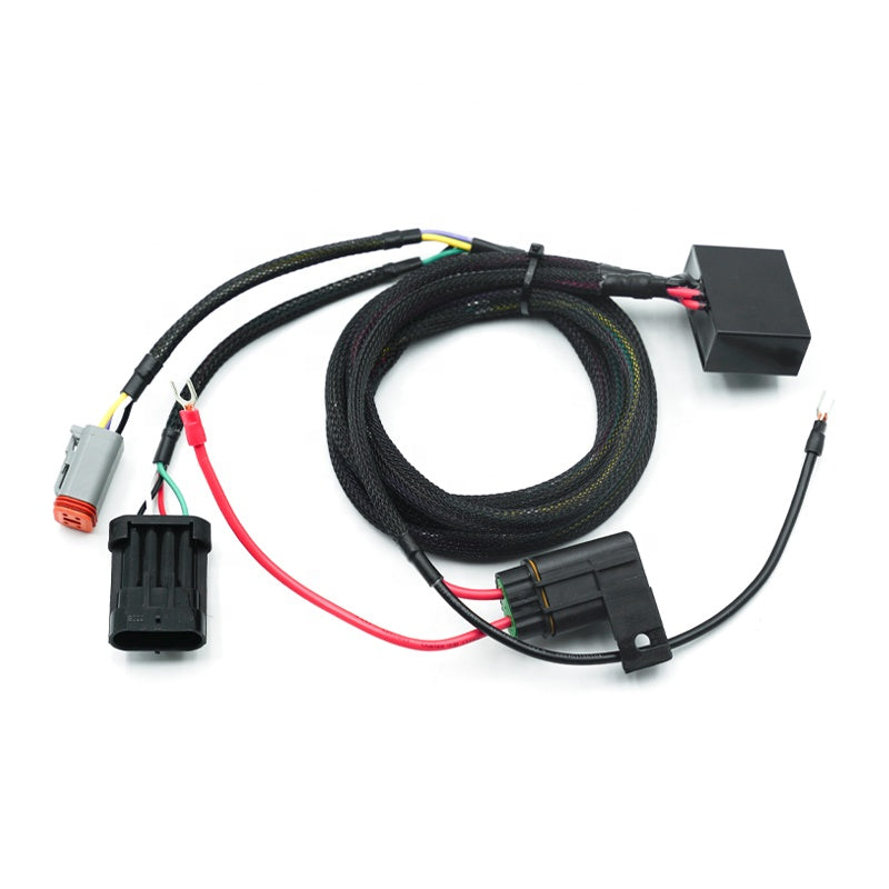Baja LP6 Soft Light Headlight Wiring Harness and Bracket for HD Softail 18-later Low Rider S/ST Motorcycles Perfect