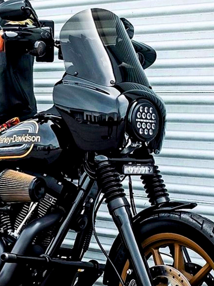 For Harley Motorcycle LED Headlight DS Style Installation of Sportster and Softail Motorcycles Equipped with 5.75 Inch Headlight