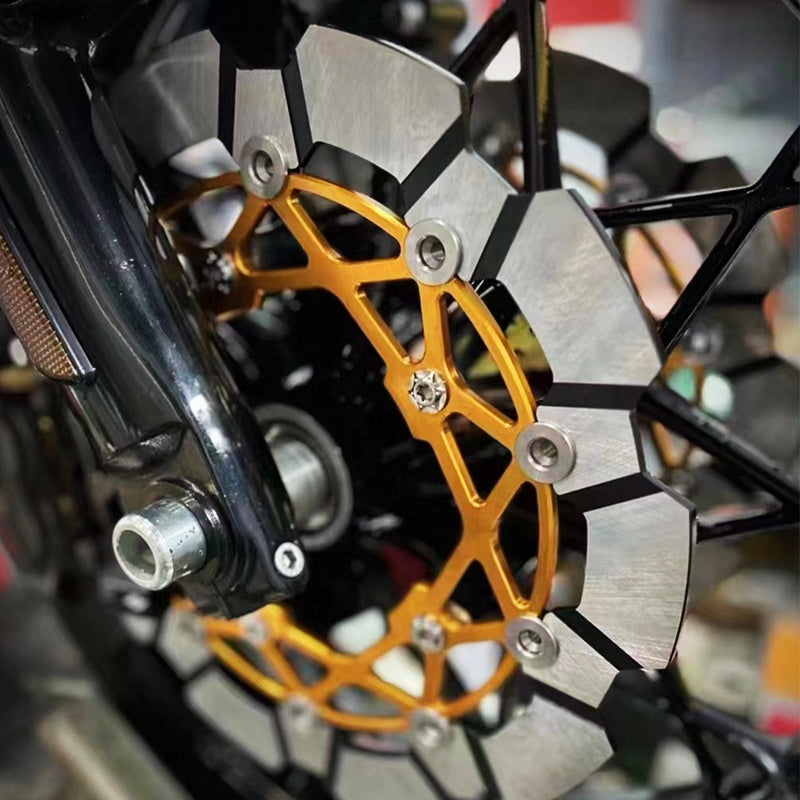 PB Style 5-Bolt Performance 13 Inch Front Brake Rotor for HD Touring and Softail Motorcycle Brake Systems