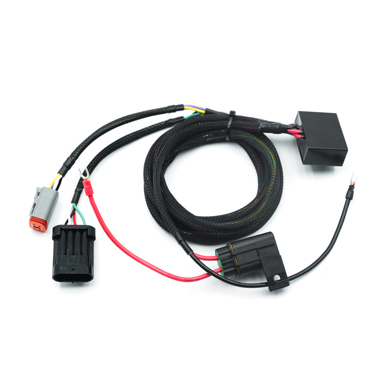 Baja LP6 Headlight Bracket and Soft Light Headlight Wiring Harness for Softail 18-later Street Bob Mounting Bracket Headlamp