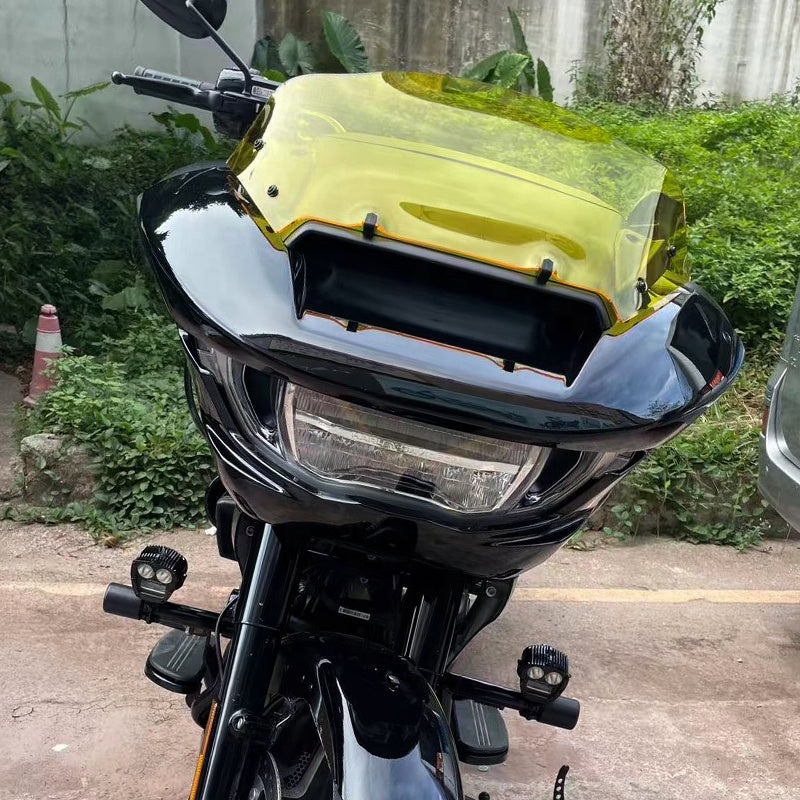 2023 121 Road Glide CVO 2024 FLTRXSTSE Motorcycle Frame & Body Parts 9-Inch Color Windshield Accessories New Wind Deflector