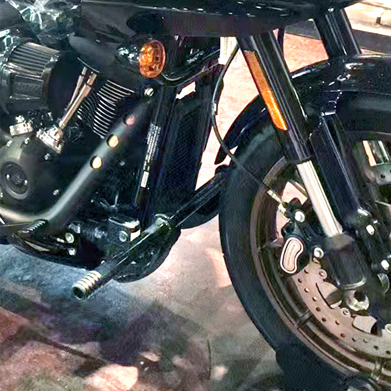 Ds Stylefreeway Barsget Tip-over Protectionwith Sleek West Coast Style Handlebar for Softail Models Without FORWARD CONTROL