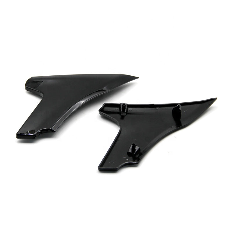Black Side ABS Fairings Spoiler Protector Covers for HD 2024 117 Road Glide With Support Mount Motorcycle Frame & Body Parts