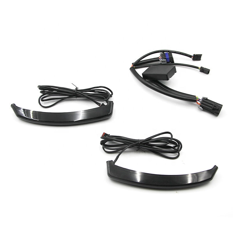 Indian Chieftain RoadMaster Motorcycle Saddlebags LED Turn Signal Flowing Edge Box Territorial Strobe Brake Light 12V New