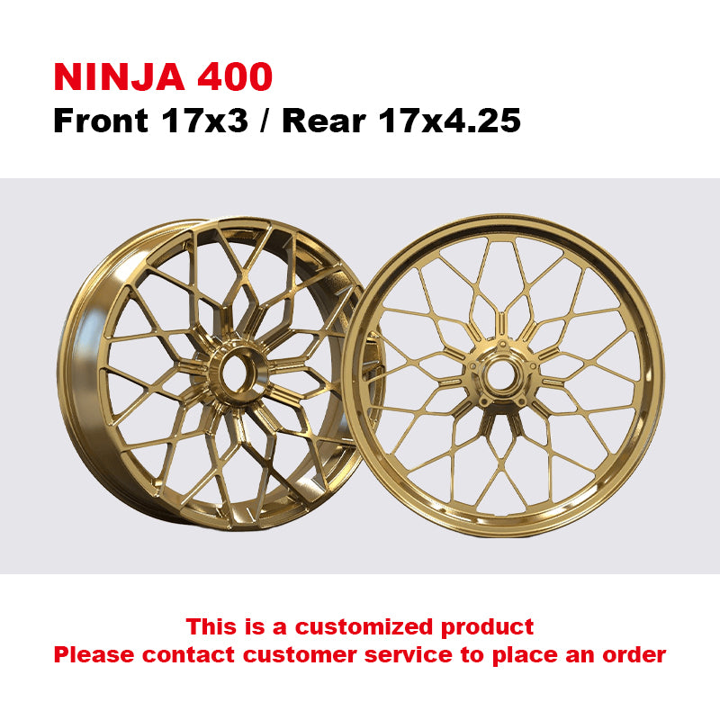 New CNC Aluminum Alloy Customized Wheel Hub for Kawasaki Motorcycle ZX-4R/6R/10R NINJA 400 Z900/1000