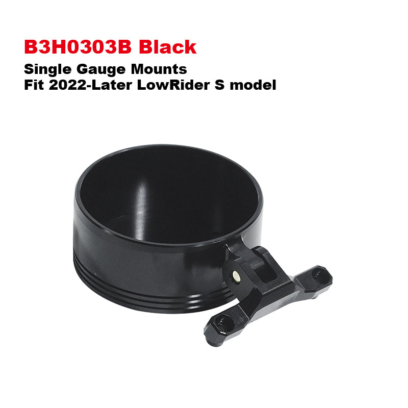 Motorcycle Frame & Body Parts2022-Later LowRider S Riser Top Gauge Mount Adjustable Tilt for 2020-2021 Dual Gauge Mounts