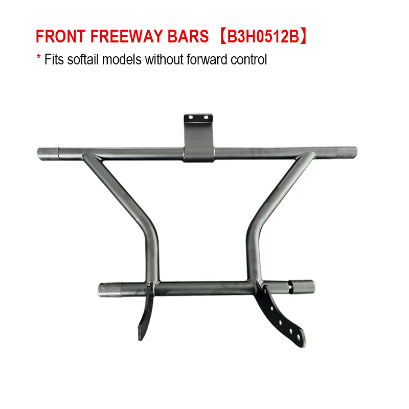 Ds Stylefreeway Barsget Tip-over Protectionwith Sleek West Coast Style Handlebar for Softail Models Without FORWARD CONTROL