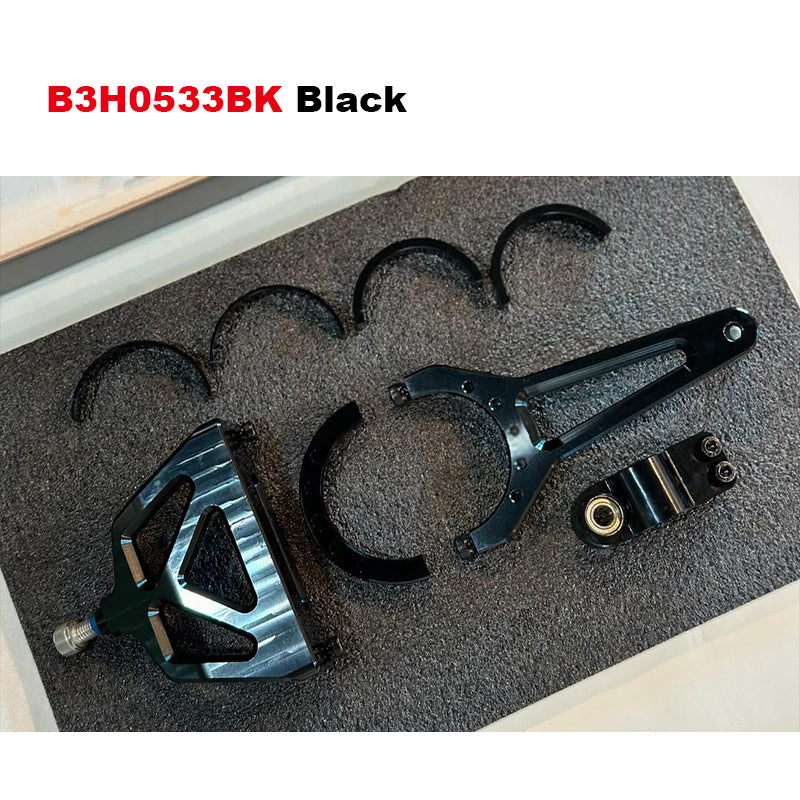 Ohlins HD Road Glide Motorcycle Suspension Parts Steering Damper Bracket with Front Forks 54mm/58mm/49mm Made Durable Aluminium