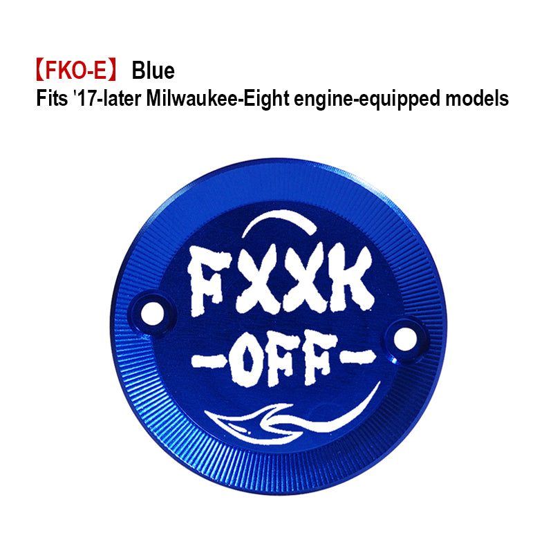 Customized PB Style Timer Cover 17-Later Milwaukee-Eight Motorcycle Fitting HD Touring Softail New Condition Made Aluminum ABS