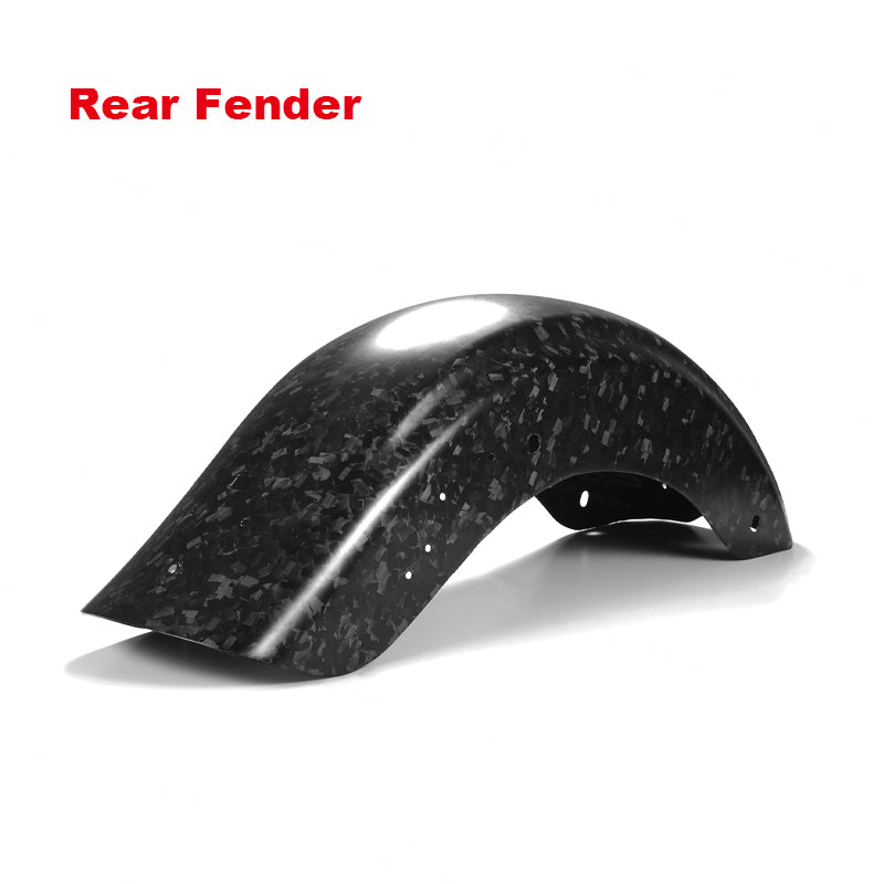 2023 Road Glide CVO 2024 Road Glide Motorcycle Frame Body Parts Accessories Forged Carbon Fiber Rear Tank Elements Compatible