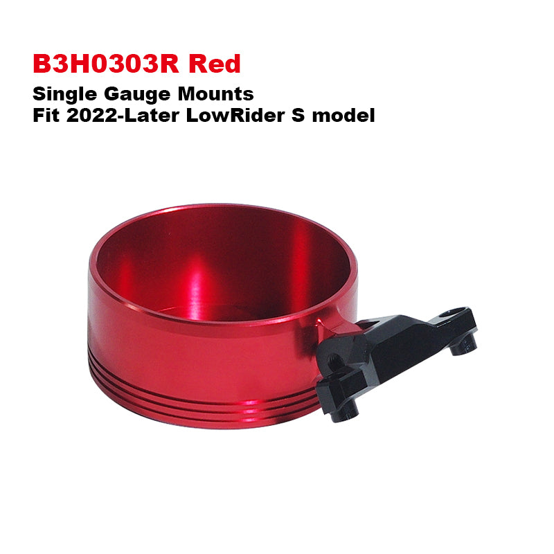 Motorcycle Frame & Body Parts2022-Later LowRider S Riser Top Gauge Mount Adjustable Tilt for 2020-2021 Dual Gauge Mounts