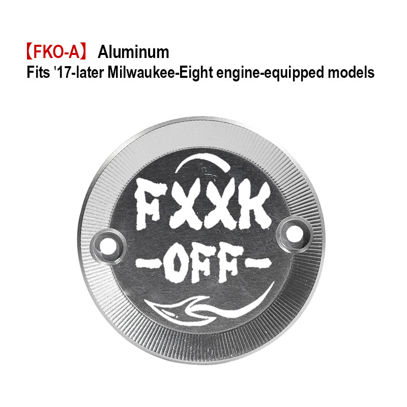 Customized PB Style Timer Cover 17-Later Milwaukee-Eight Motorcycle Fitting HD Touring Softail New Condition Made Aluminum ABS
