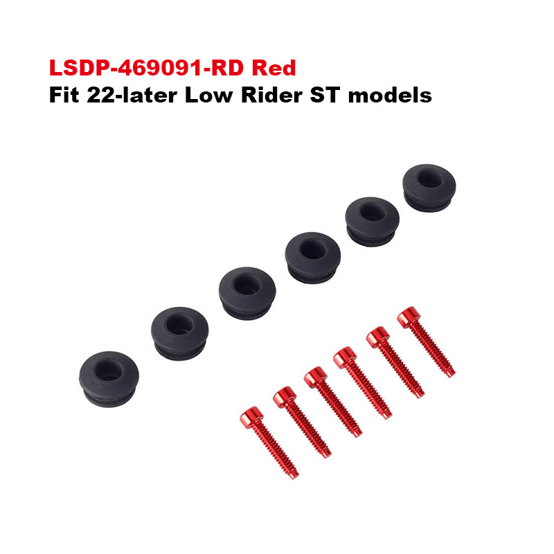 T27 Fairing Windshield Bolts Screws Rubber Grommets Washer for 2022-later HD FXLRST Low Rider ST Motorcycles Accessory