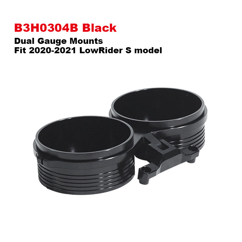 Motorcycle Frame & Body Parts2022-Later LowRider S Riser Top Gauge Mount Adjustable Tilt for 2020-2021 Dual Gauge Mounts