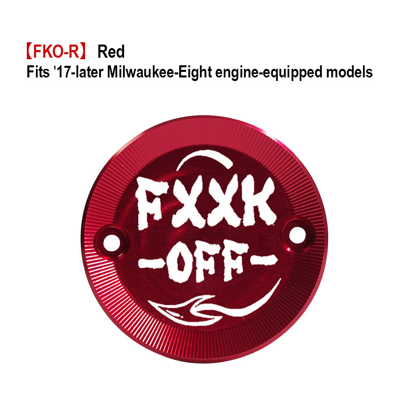 Customized PB Style Timer Cover 17-Later Milwaukee-Eight Motorcycle Fitting HD Touring Softail New Condition Made Aluminum ABS