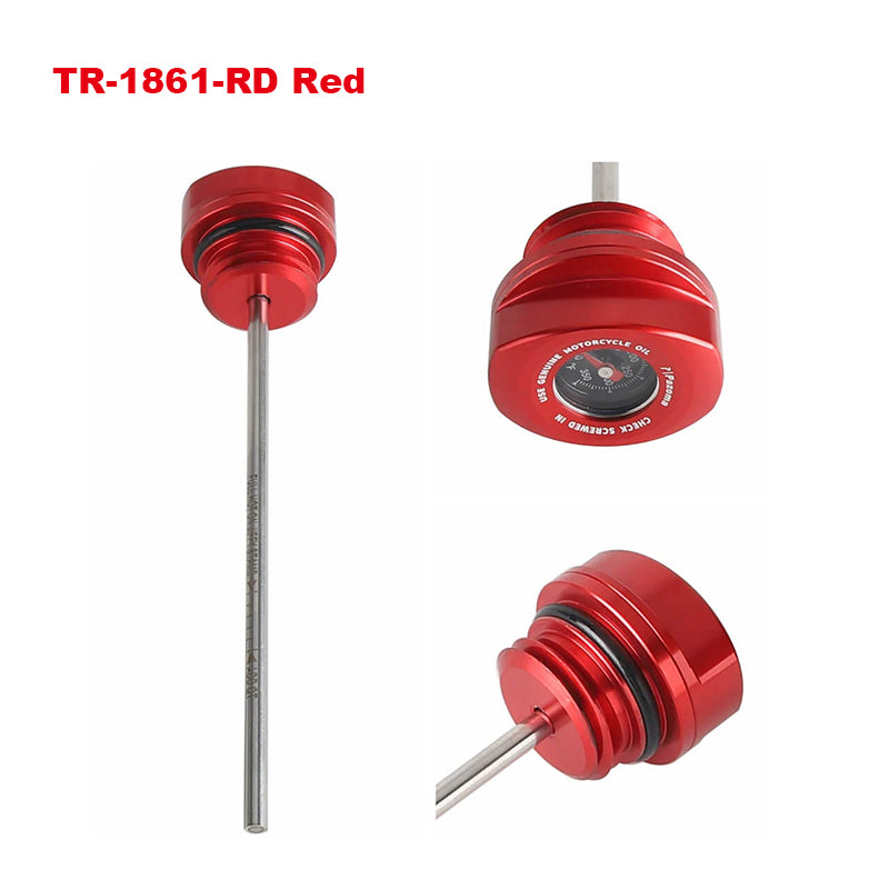 Oil Dipstick with Temperature Gauge for 2017-2024 Touring Road Glide/Street Glide and Electra Glide Motorcycle Accessories