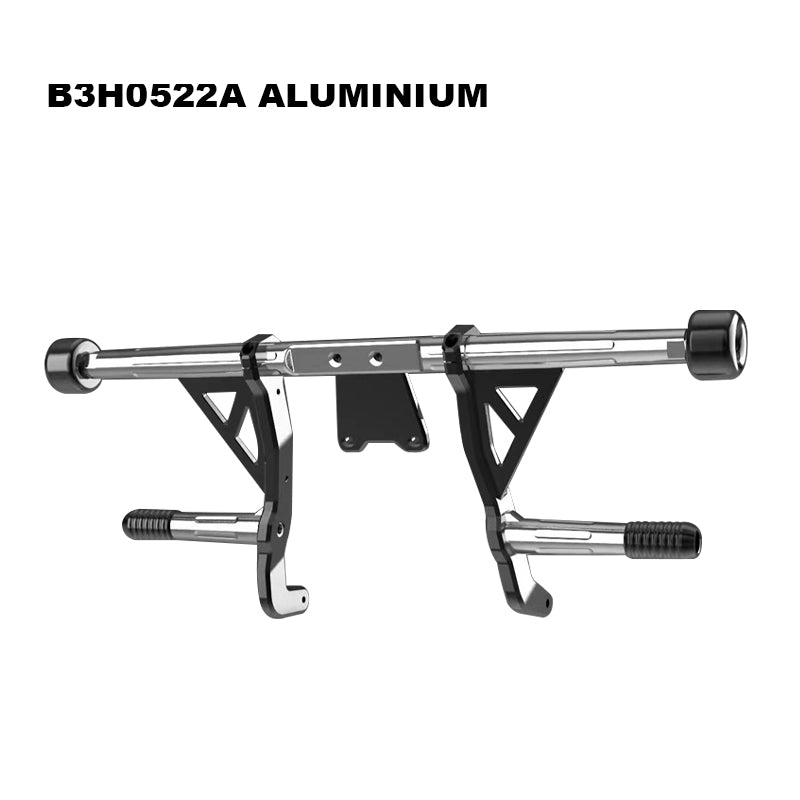 New Billet Aluminum DS Crash Bar HD 2009 Later Touring ClubStyle Front Engine Guard Compatible Road/Street Glide Forged Steel