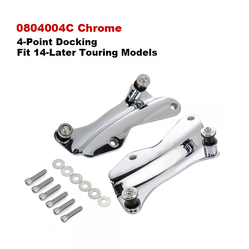 HD Touring Stealth Detachables Two-Up Luggage Rack for 09-Later Street Glide Road Glide Motorcycle Accessories