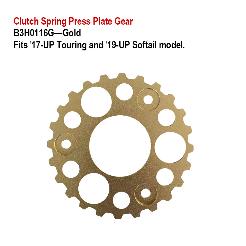 HD Touring Softail Motorcycle Timing Engine Clutch Side Cover Transparent See-Through Derby Cover Plastic Engine Parts Fit