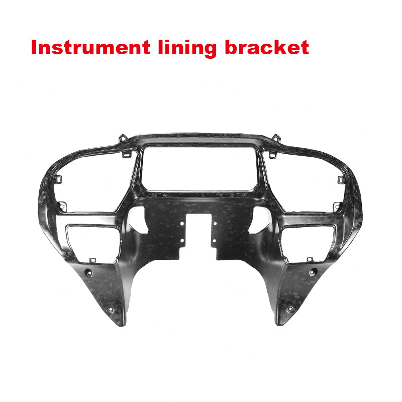 2023 Road Glide CVO 2024 Road Glide Motorcycle Frame Body Parts Accessories Forged Carbon Fiber Rear Tank Elements Compatible