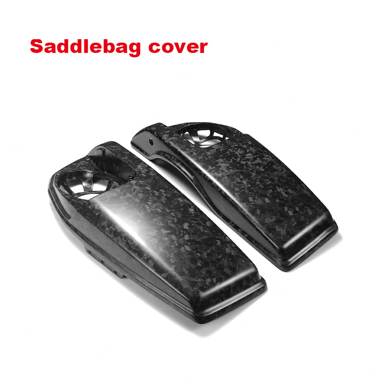 2023 Road Glide CVO 2024 Road Glide Motorcycle Frame Body Parts Accessories Forged Carbon Fiber Rear Tank Elements Compatible