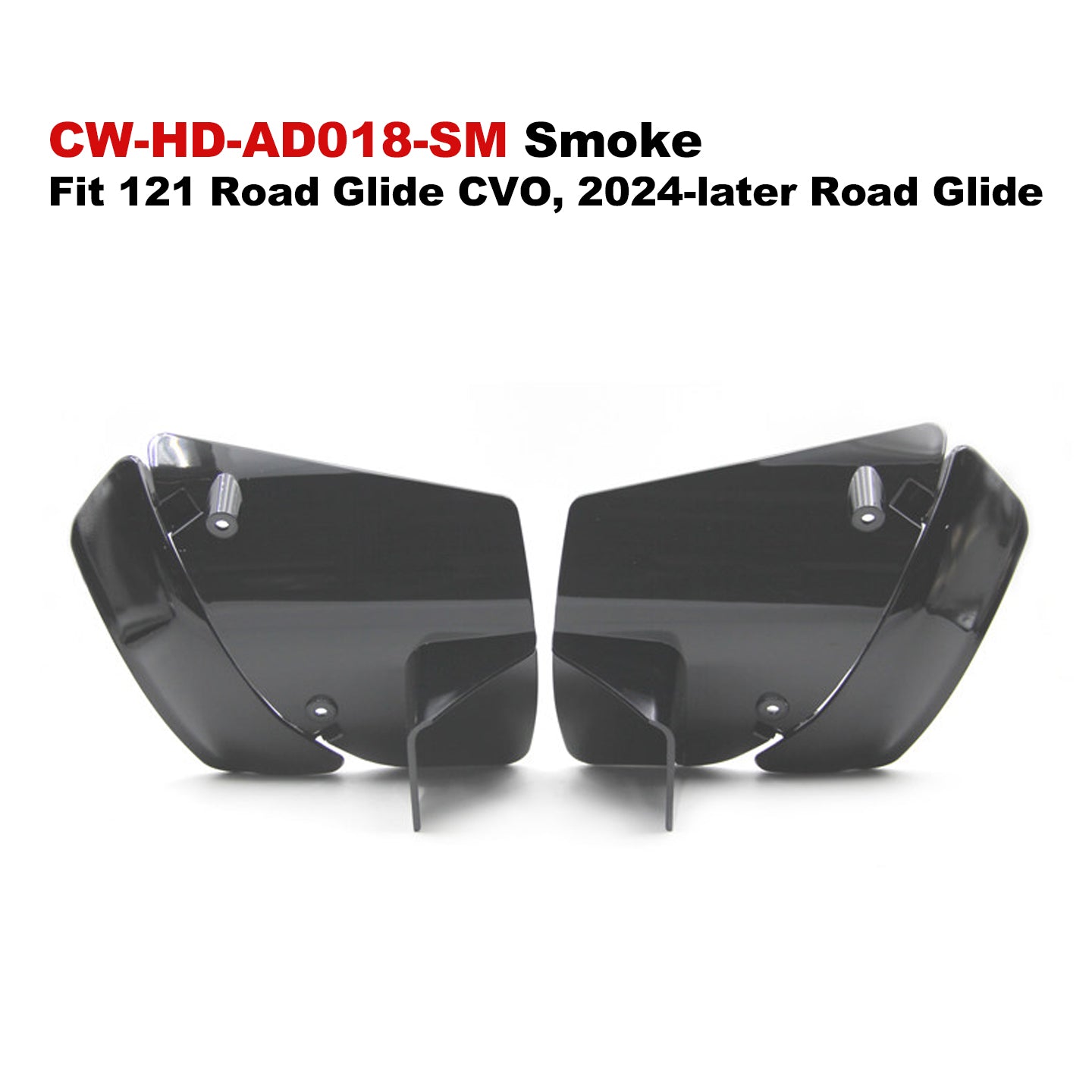 Colors ABS Adjustable Air Deflectors Fit 121/117 Road Glide Motorcycle Fairings Spoiler for Retrofit/Upgrade