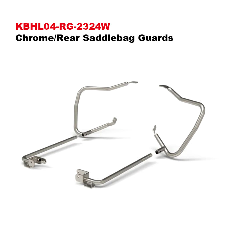 Rear Saddlebag Guards and Saddlebag Guard Rails