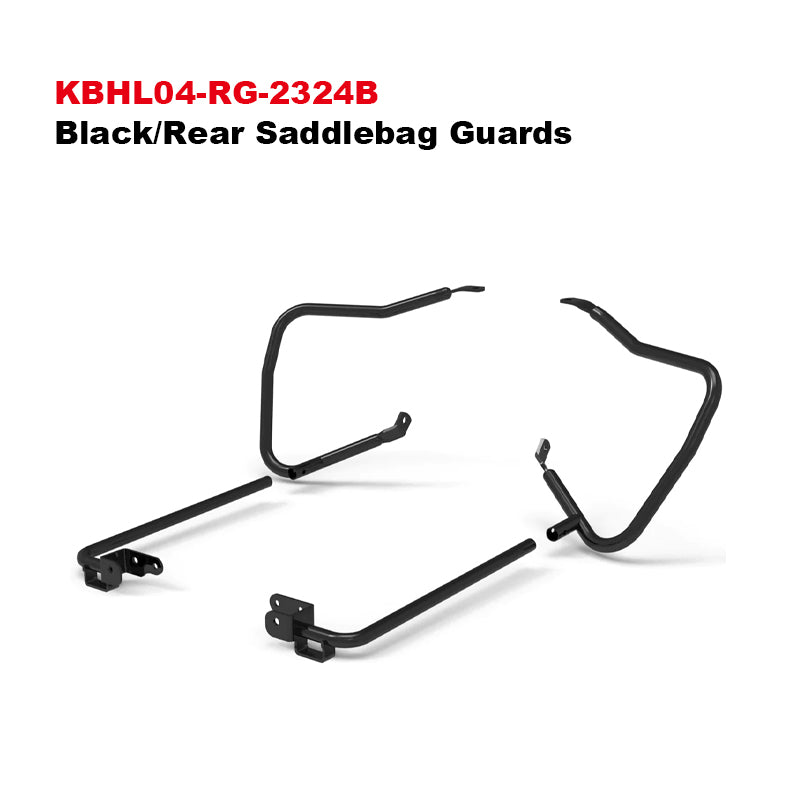 Rear Saddlebag Guards and Saddlebag Guard Rails