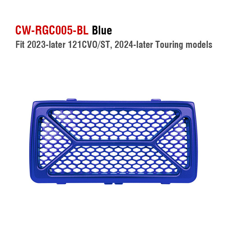 Colors Oil Cooler Guard for H-D 23.5-later Touring Motorcycle Radiator Guard Cover Fit 121CVOST 117 Road Glide Street Glide