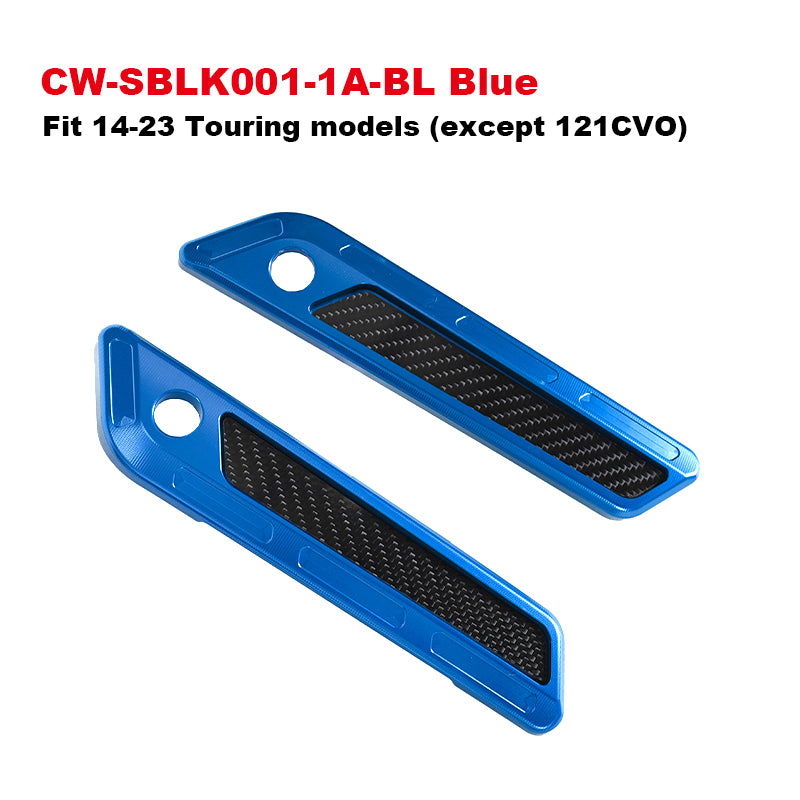 Colors Saddlebag Latch Cover Fit 2014-2023 Touring Motorcycle Side Case Lock Cover for Road Glide/Street Glide/Road King