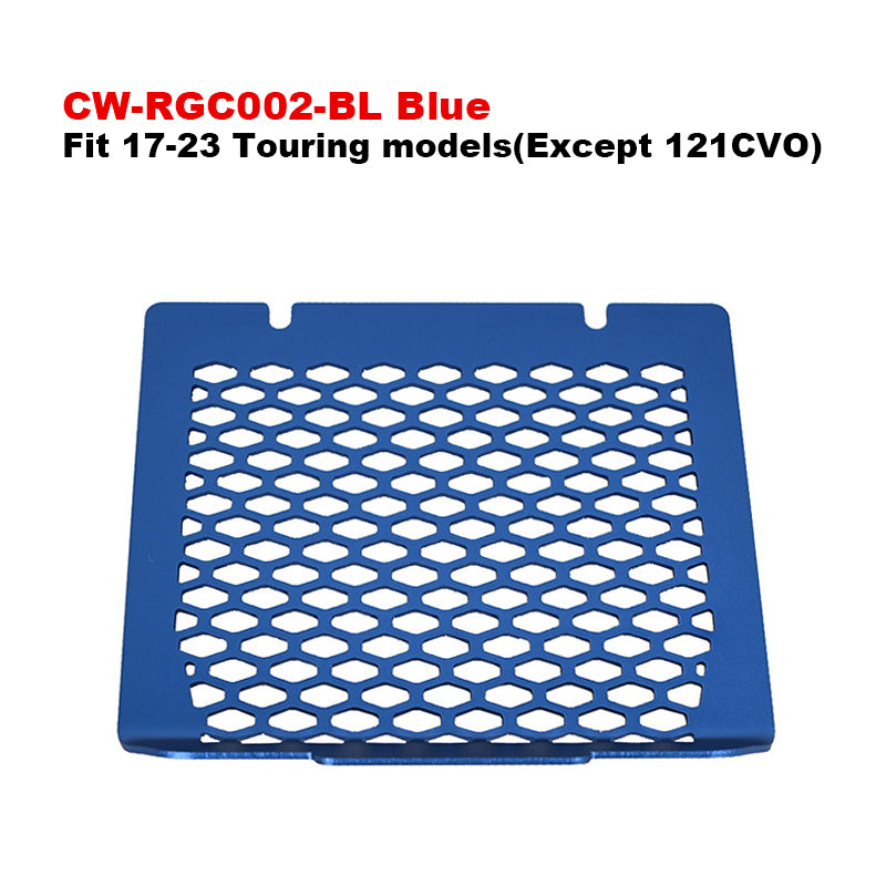 Aluminum Oil Cooler Guard for 17-23 Touring Motorcycle Multi-Color Mesh Grill Guard Fit Road Glide Street Glide Electra Glide
