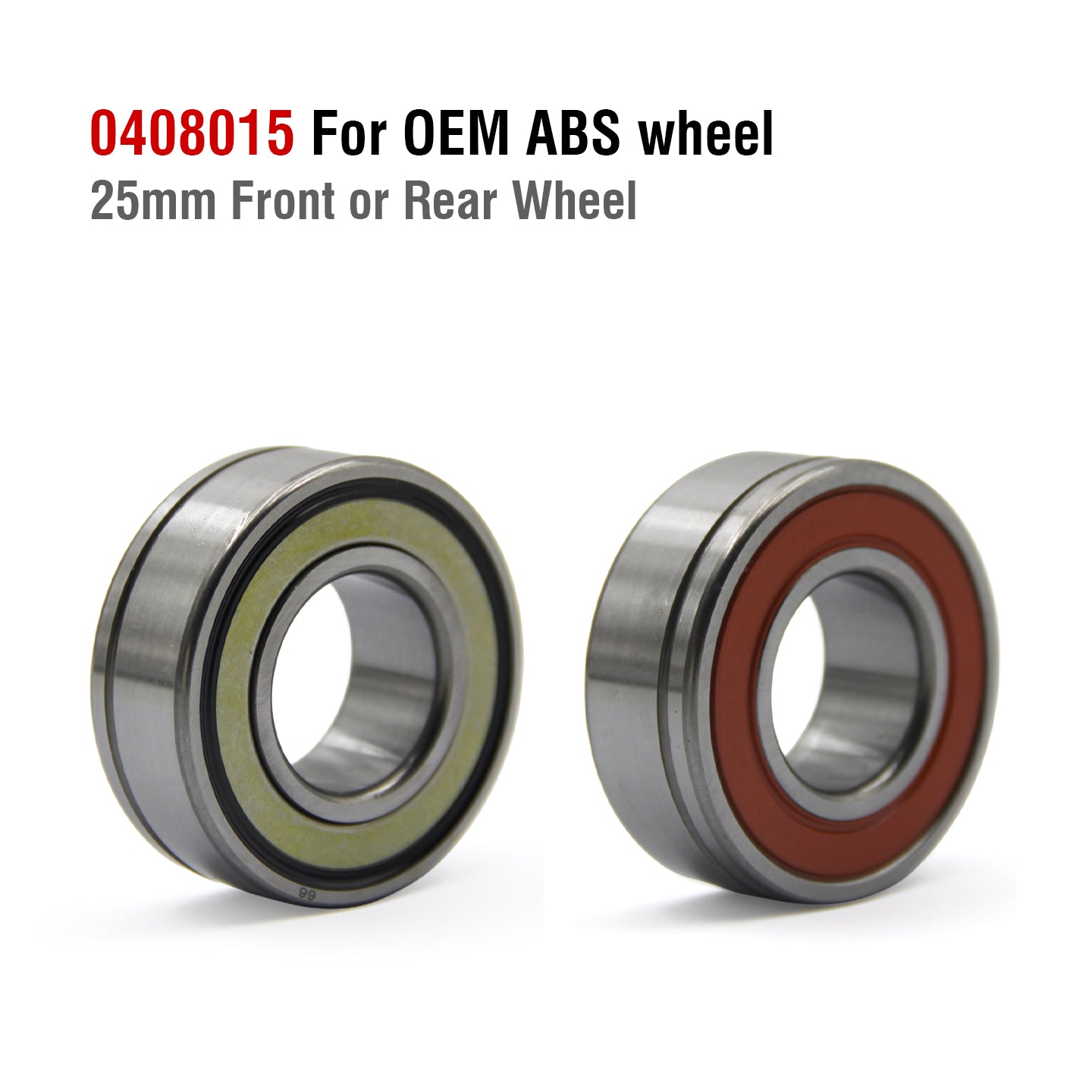 Chiefdom 25mm GCr15 Wheel Bearing for H-D Motorcycle Touring Softail XL Dyna Front/Rear ABS 21/23/26 Inch Wheel