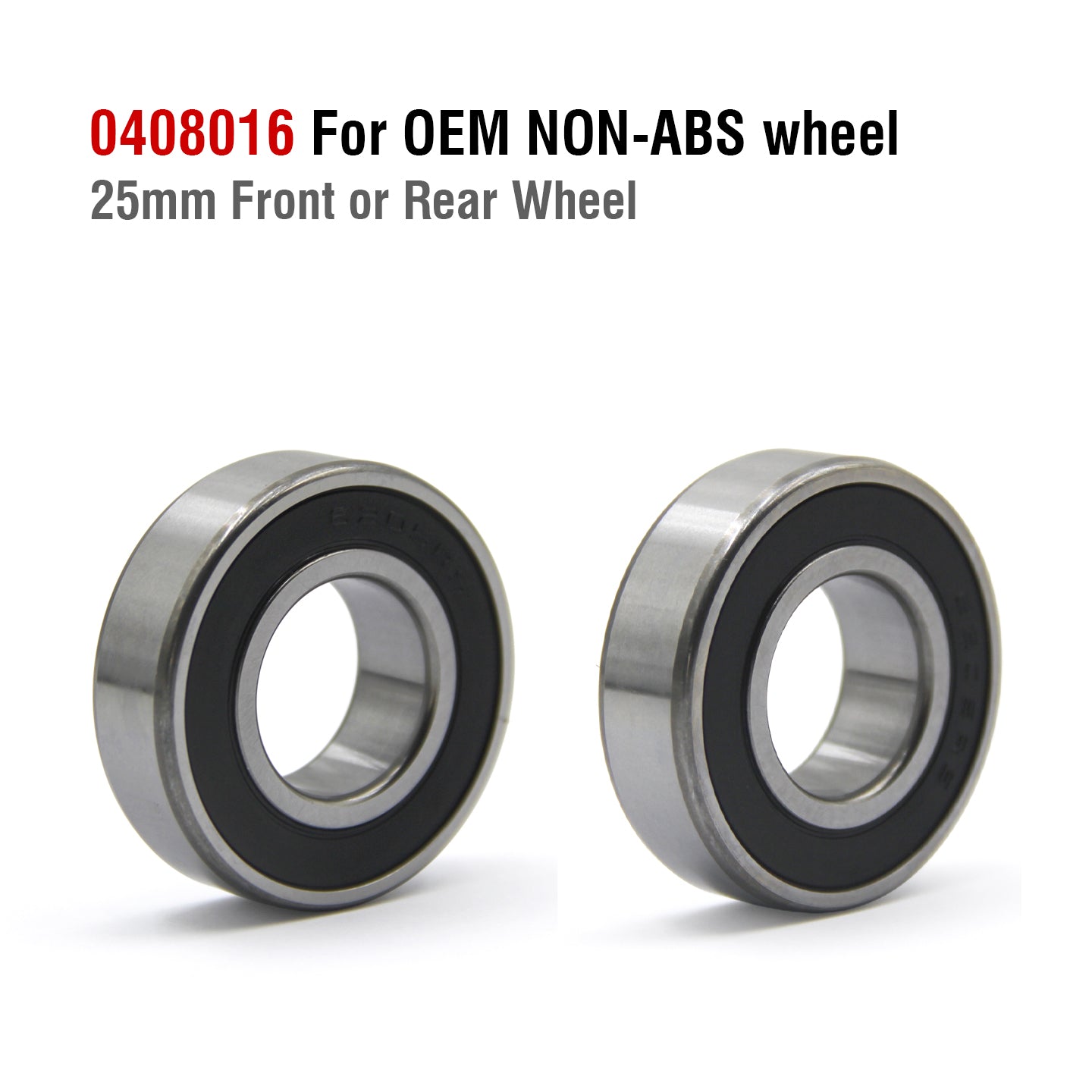 Chiefdom 25mm GCr15 Wheel Bearing for H-D Motorcycle Touring Softail XL Dyna Front/Rear ABS 21/23/26 Inch Wheel