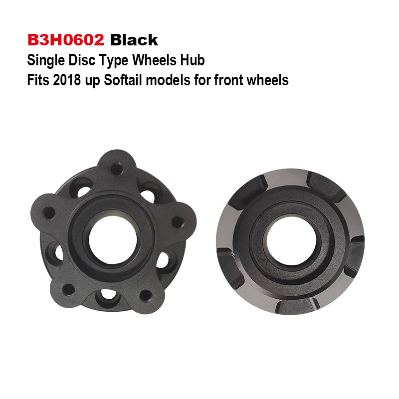Black3 Customized Forged Billet Aluminum Alloy Wheels HD Touring Softail Front Wheel Motorcycle Accessories for Retrofit/Upgrade