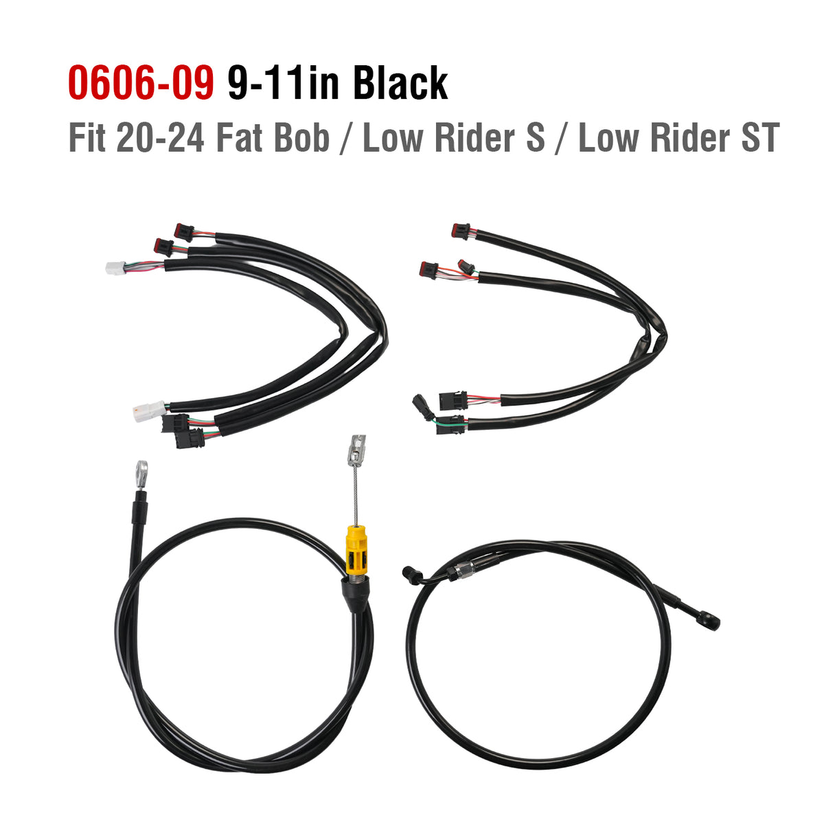 COMPLETE HANDLEBAR CABLE & BRAKE LINE KIT