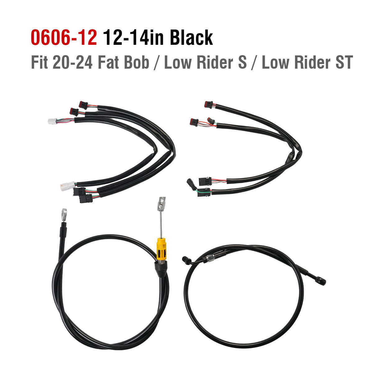 COMPLETE HANDLEBAR CABLE & BRAKE LINE KIT