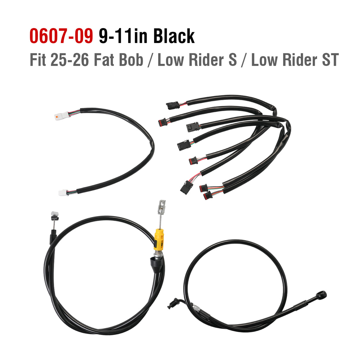 COMPLETE HANDLEBAR CABLE & BRAKE LINE KIT