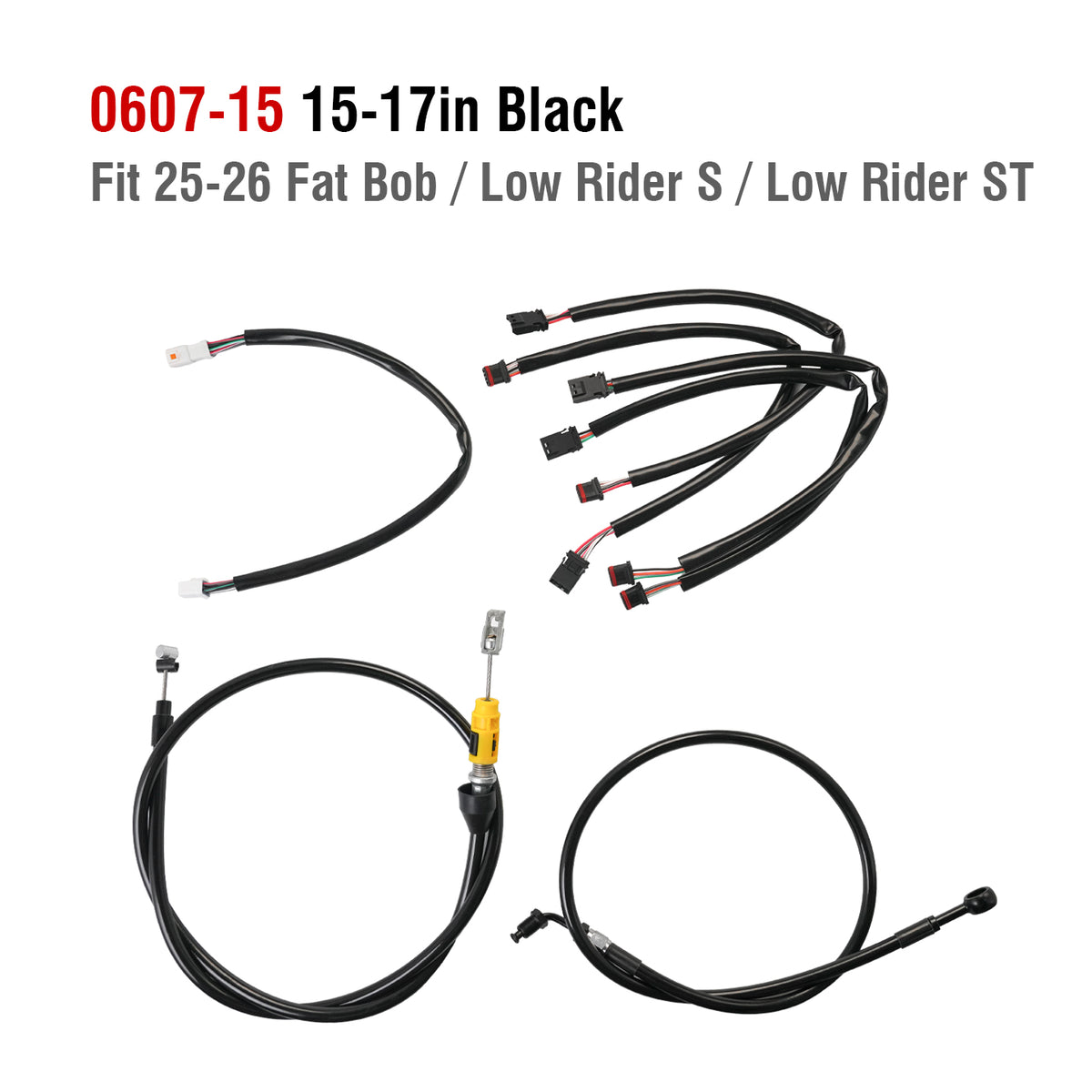 COMPLETE HANDLEBAR CABLE & BRAKE LINE KIT