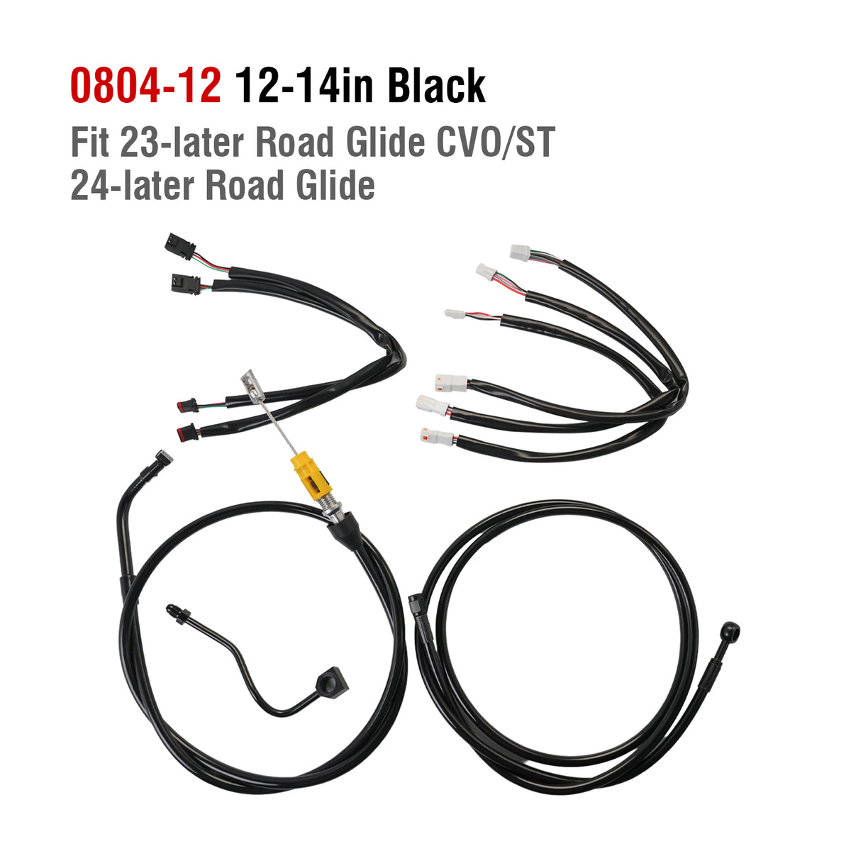 COMPLETE HANDLEBAR CABLE & BRAKE LINE KIT