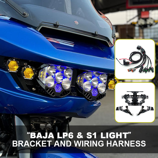 Baja LP6 Wiring Harnessfor and Bracket For 2015-2023 Road Glide