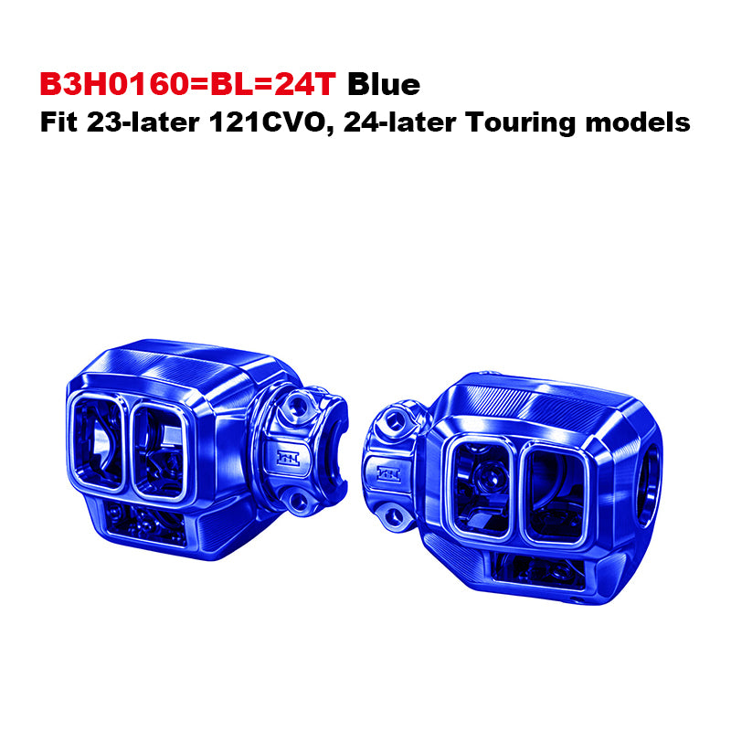 Black3 Aluminum Alloy Switch Housing for H-D 23.5+Touring and 117 Softail Motorcycle-For Replace/Repair