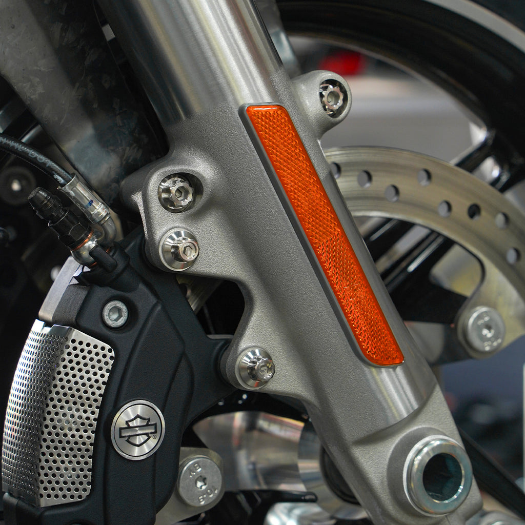 BRAKE CALIPER BRACKET AND FRONT FENDER TITANIUM ALLOY BOLTS