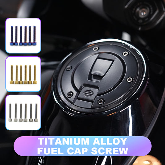PB Style Titanium Alloy Fuel Cap Tank Cover Screws 2023 121 Road Glide/Street Glide CVO Pan America Sportster S Motorcycles New