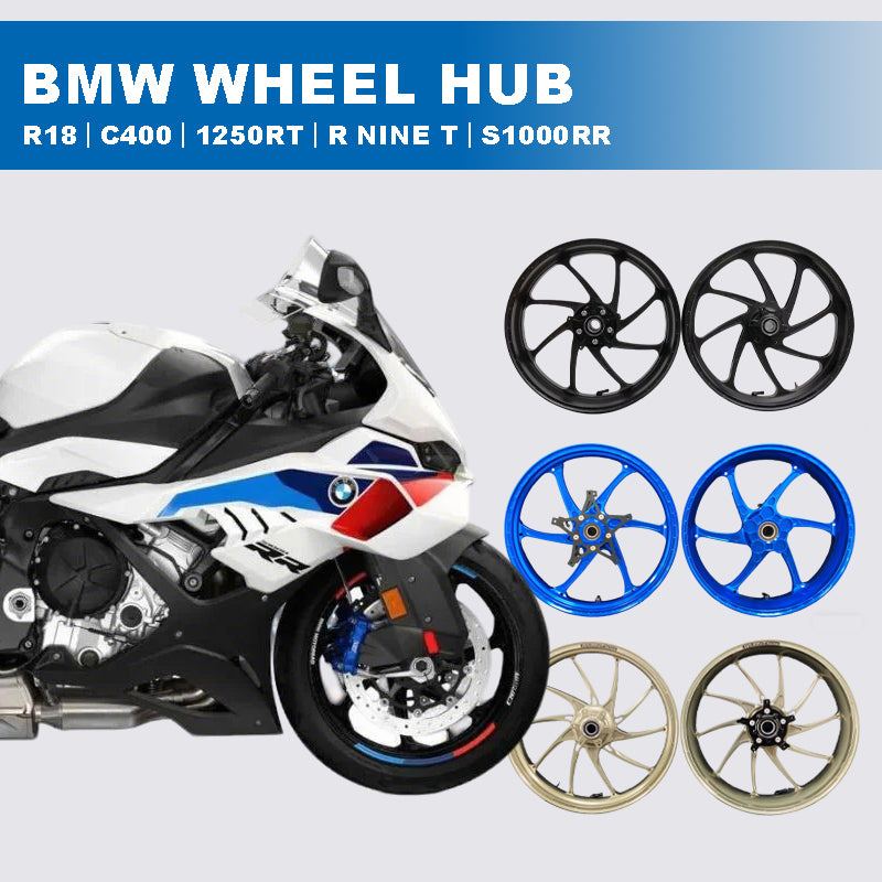 New WILDOUT Racing CNC Aluminum Alloy Customized Wheel Hub for BMW R18/C400/1250RT/R NINE T/S1000RR  Motorcycle
