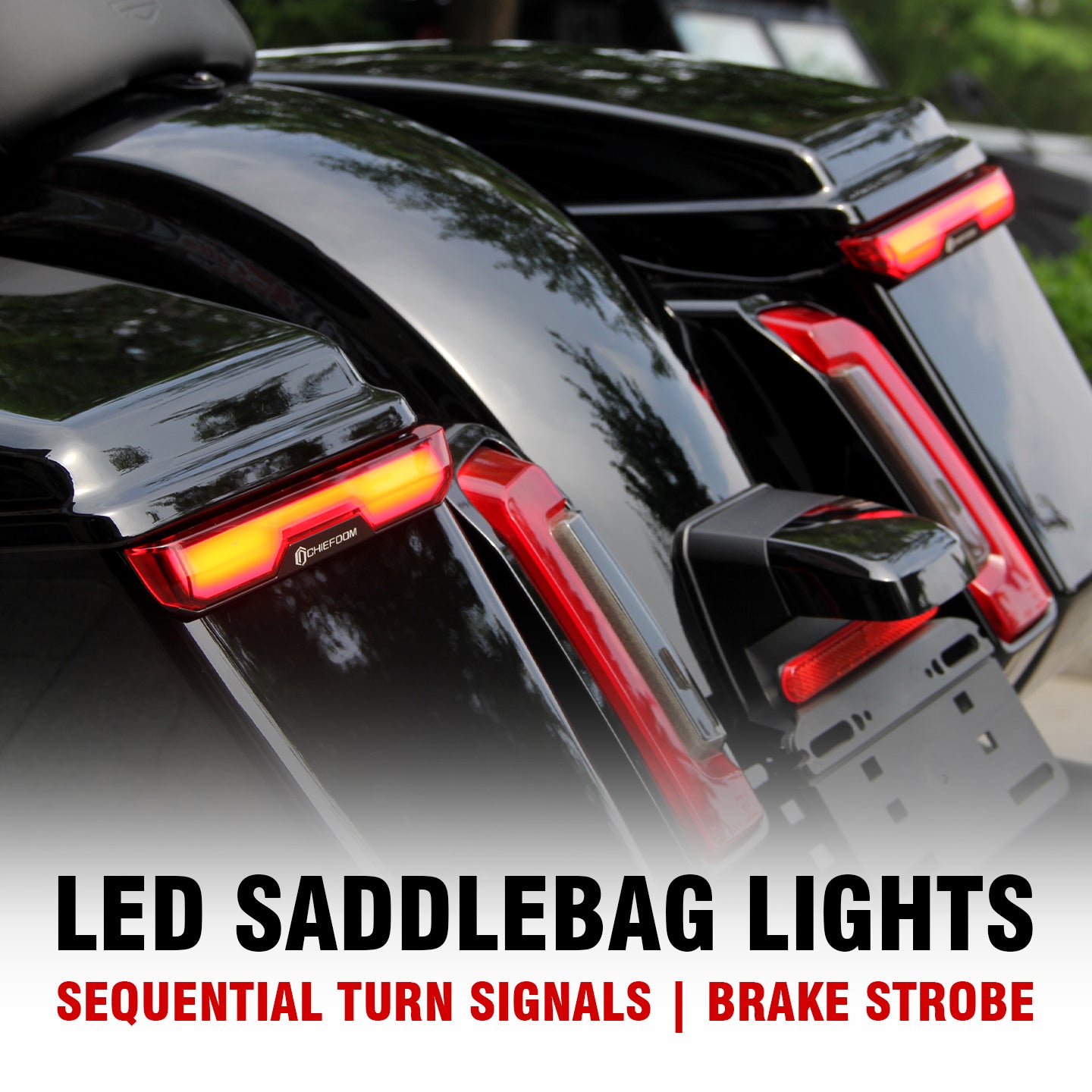 LED Saddlebag Lights For 23.5 Touring