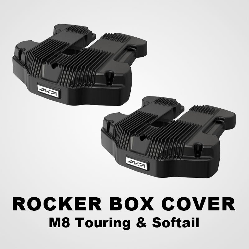 Aluminum Rocker Box Cover for M8 Touring and Softail Motorcycle-Retrofit/Upgrade